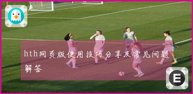 hth网页版使用技巧分享及常见问题解答
